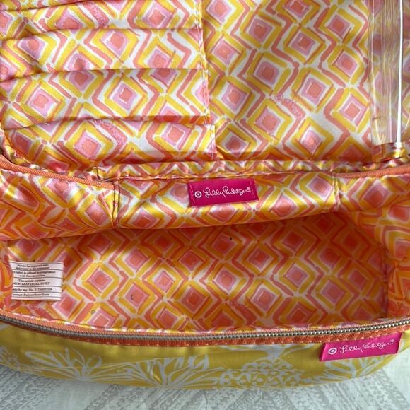 Lilly Pulitzer for Target Sunshine Yellow Floral Cosmetic Bag - Picture 6 of 7